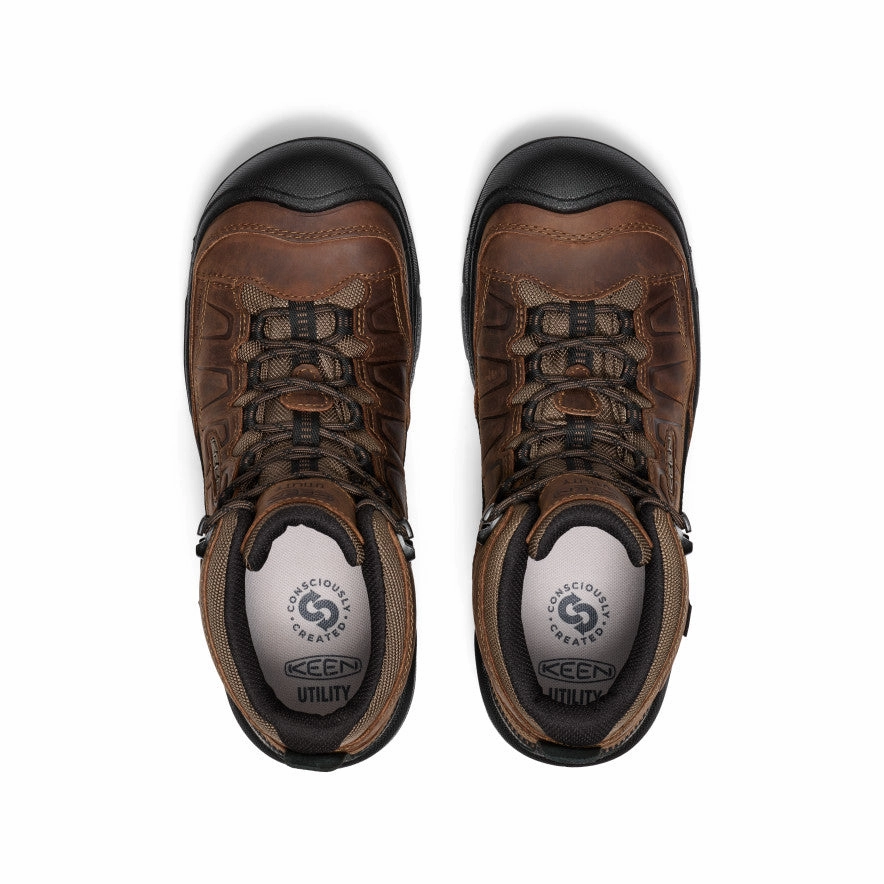 Men's Targhee IV Waterproof Work Boot (Carbon Toe)  |  Dark Earth/Black Country Soul