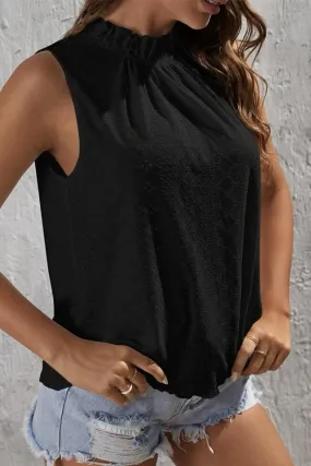 Thermal Insulation Layer Compact Jacquard Weave TIED HALTER NECK PUNCHING TOP