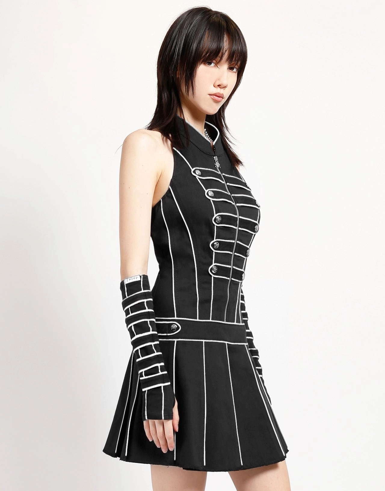 Chilly Comfort Light Wear BAND DRESS WHITE