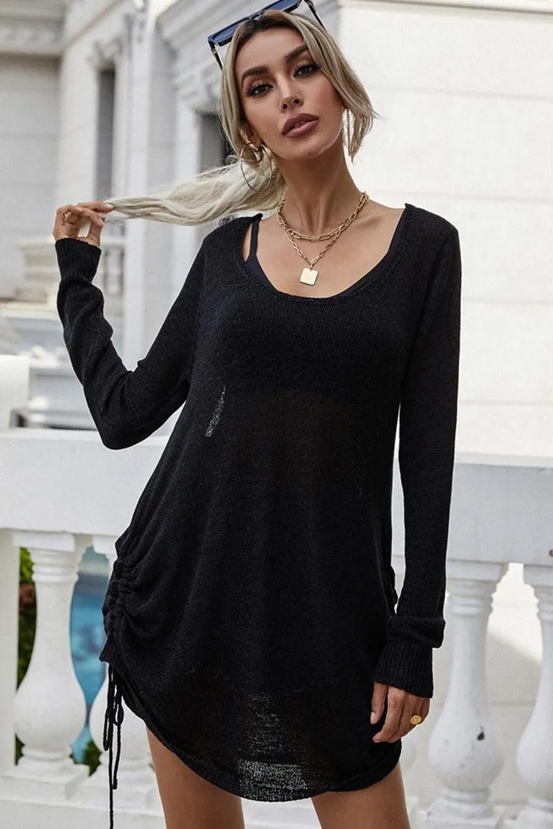 Pullover Seasonal Wear SEXY LOOSE TOP