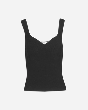 Ribbed Hemline Modern Casual Look Jules Knit Top