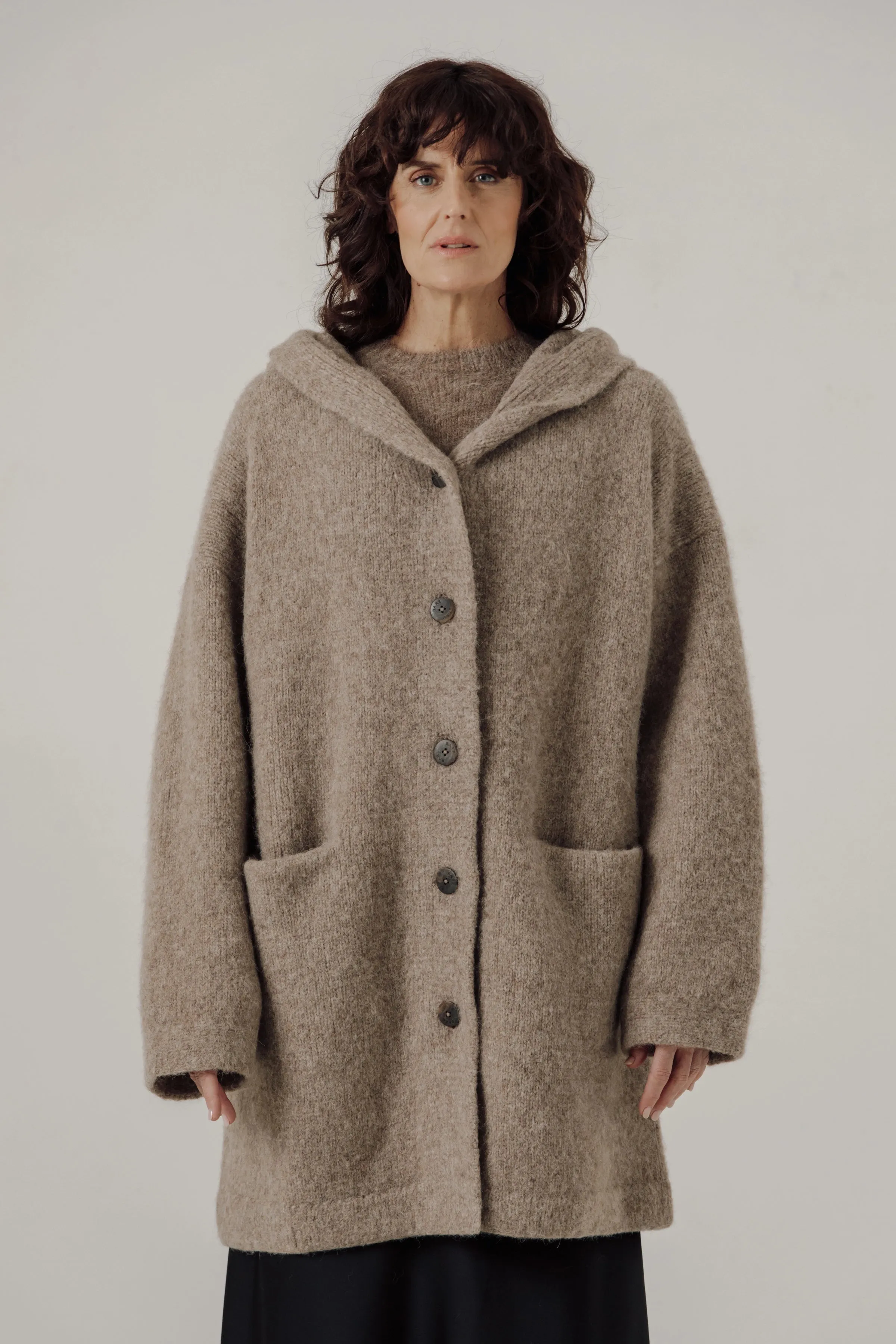 Nook Alpaca Knit Coat Everyday Cozy