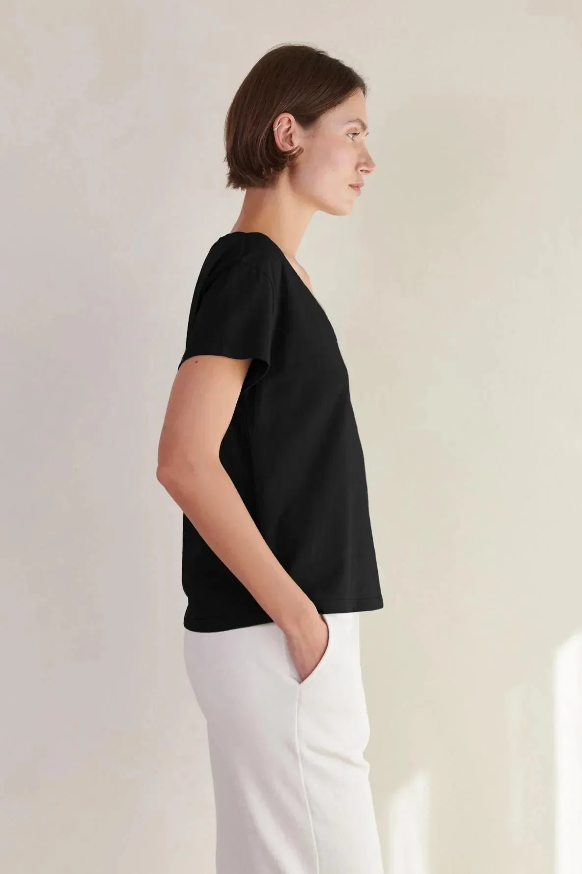 Layered Hem Detail Venice Tee