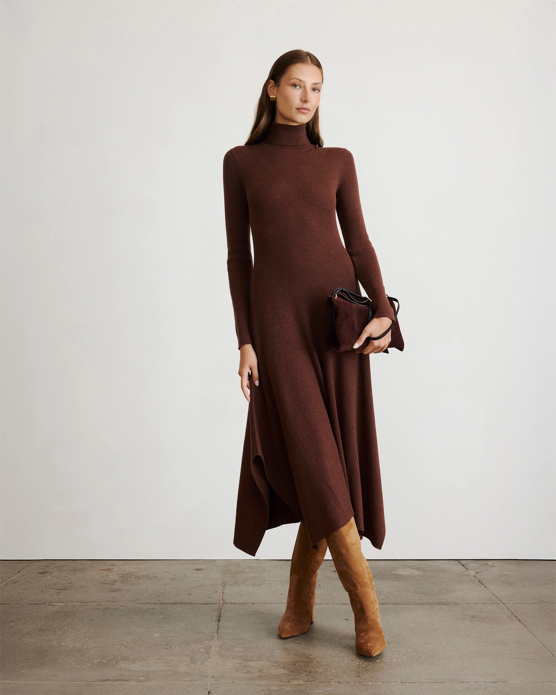 Evening Wear Cashmere Blend Steffi Knit Dress