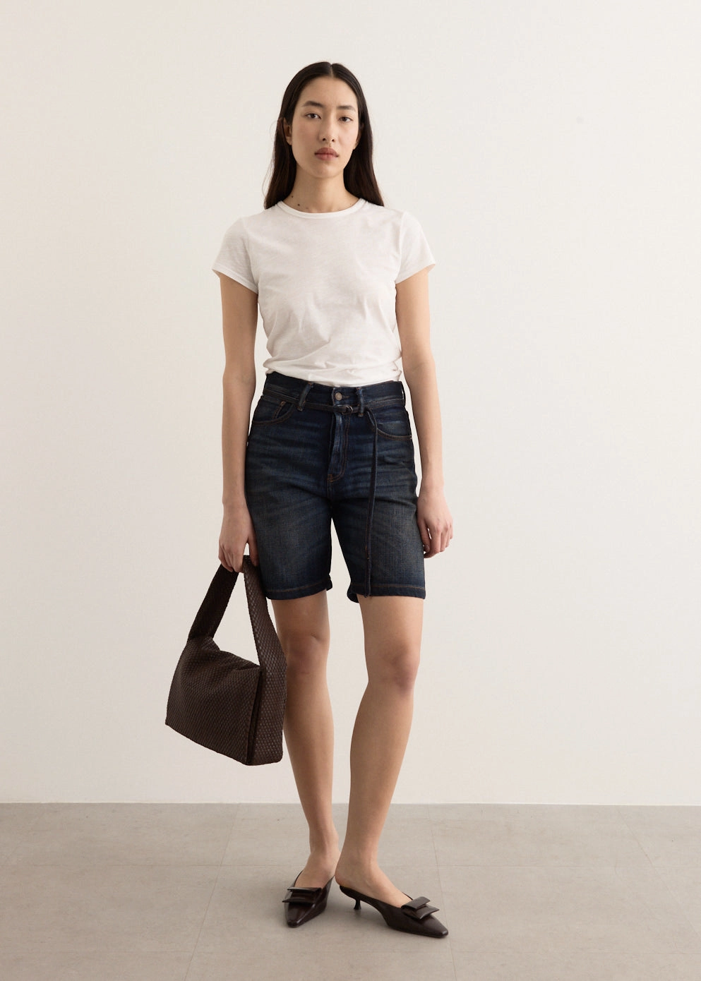 Denim Shorts Lightweight Feel Timeless Feel