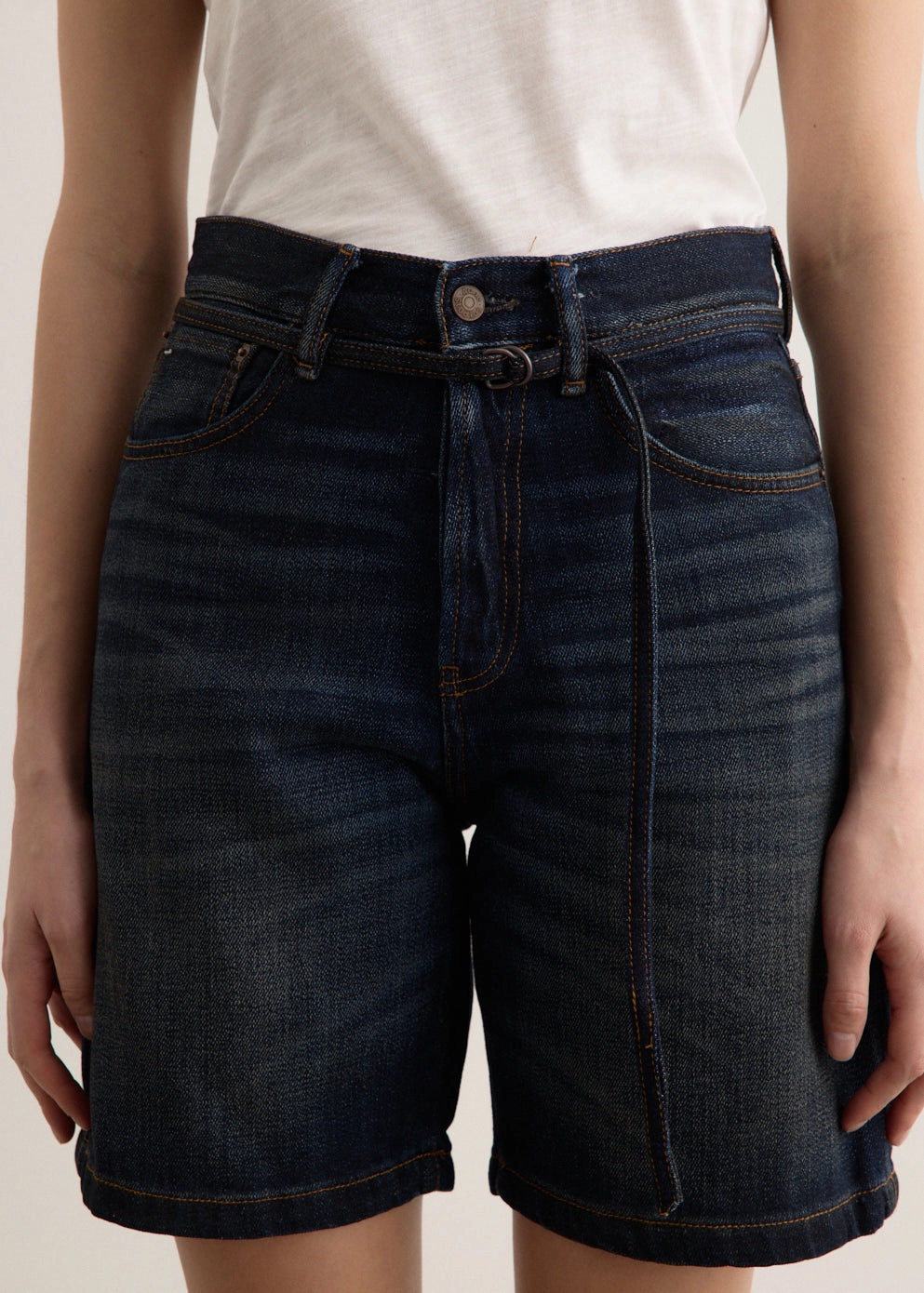 Pre Shrunk Fabric Year Round Piece Denim Shorts