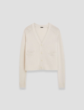 Open Cashmere Cardigan Tencel Blend Material Street Comfort