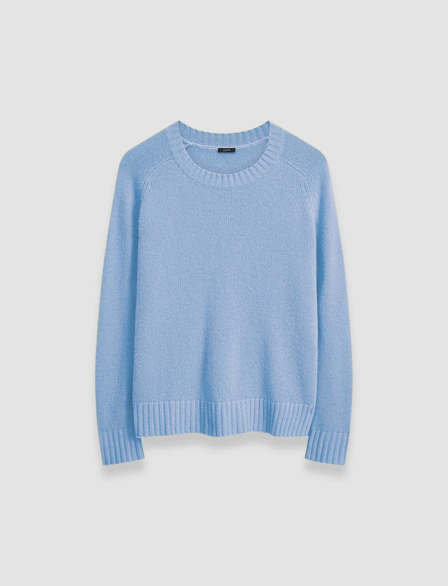 Reinforced Hems Fresh Trend Open Cashmere Round Neck Jumper