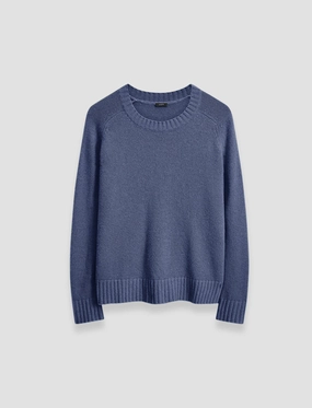 Open Cashmere Round Neck Jumper Laidback Mood