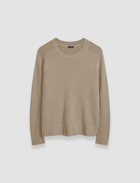 Open Cashmere Round Neck Jumper QuickDry Fabric Classic Ready