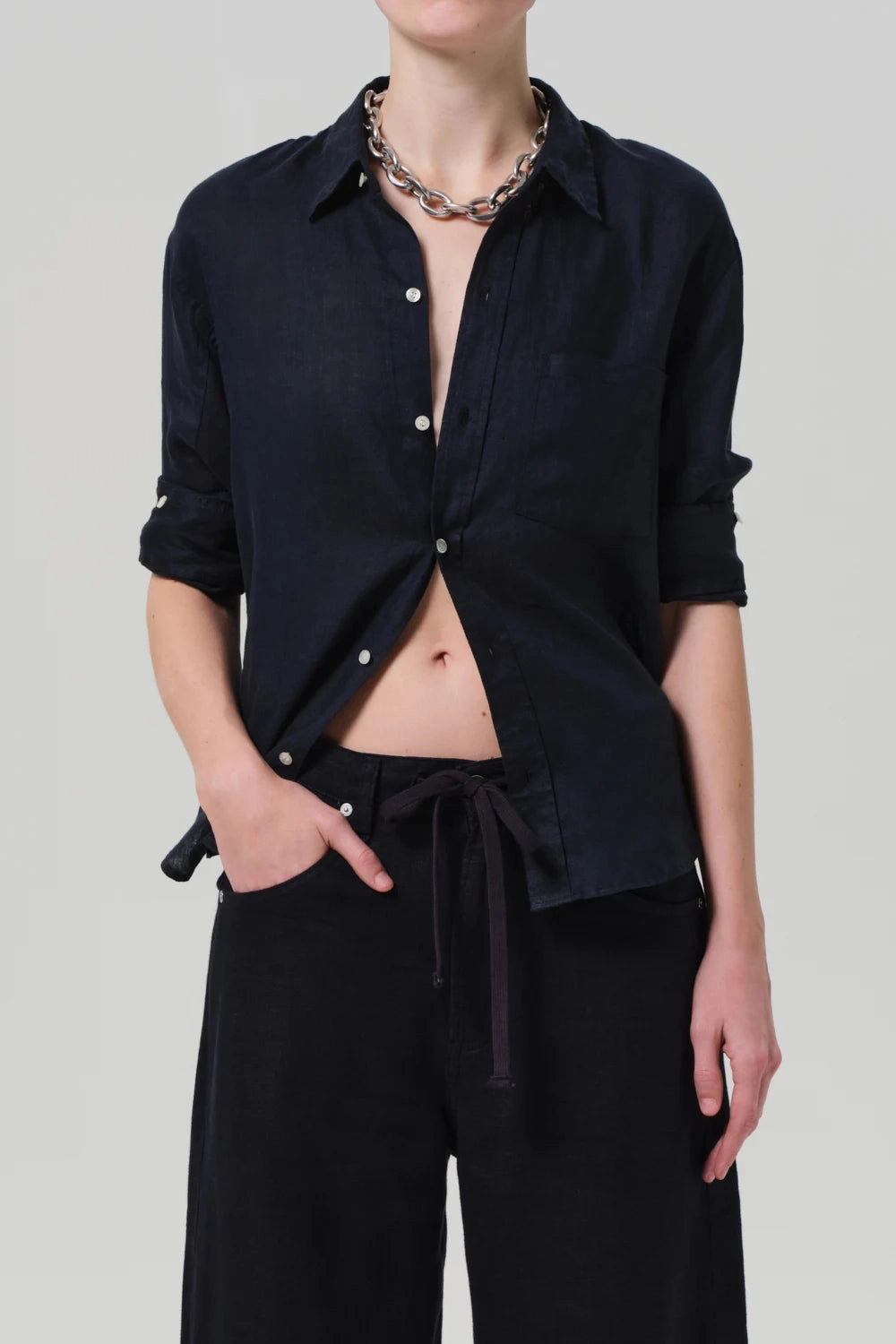 Kayla Shrunken Shirt ThermalLining