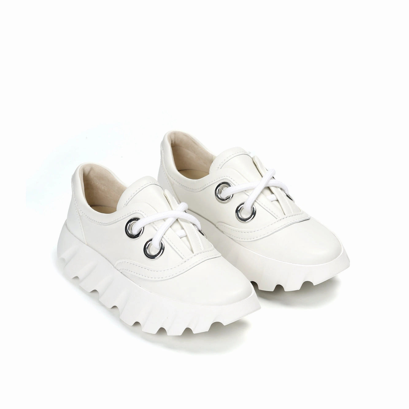 Orthopedic Footbed TURA LIT WHITE Comfortable Flex Crisp Finish