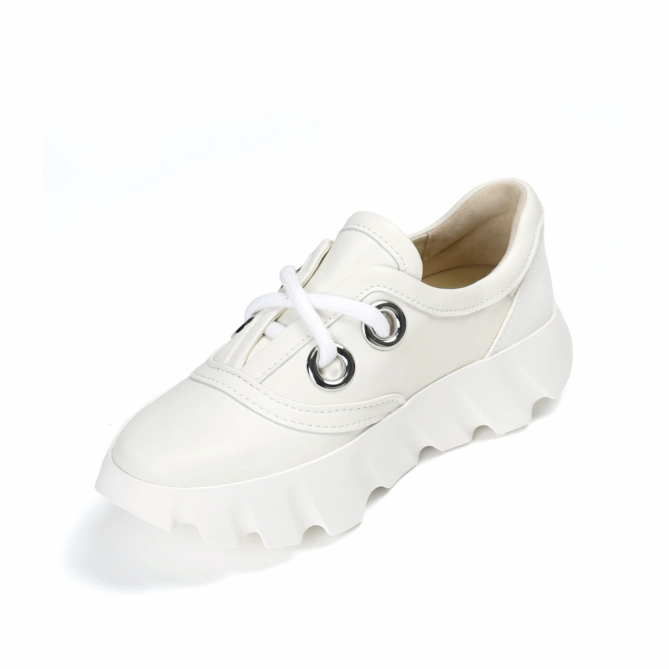 Waterproof Mountain Hike Textured Grip Pattern Orthopedic Footbed TURA LIT WHITE