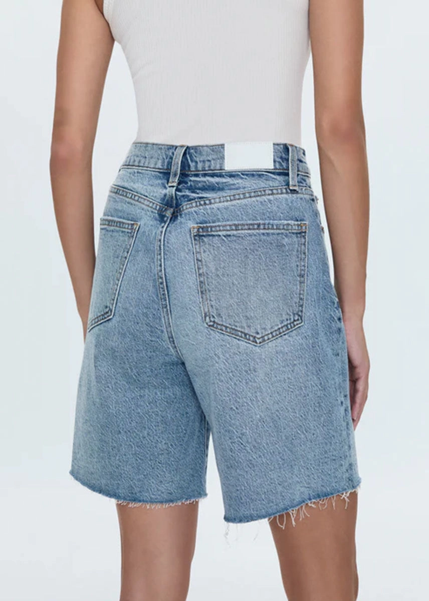 Minimal Vibe Kaylee High-Rise Pinched Loose Straight Short - Boulder