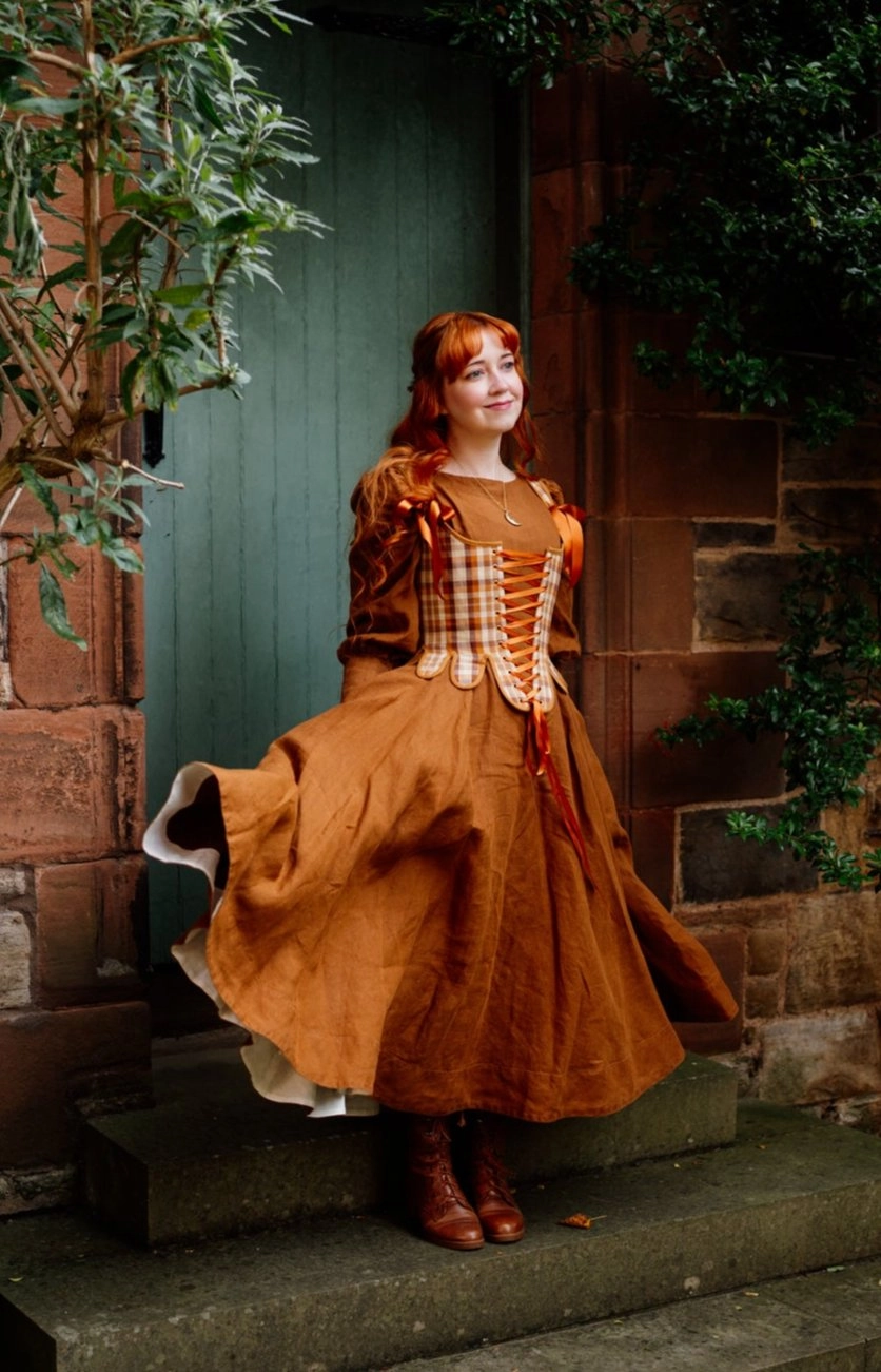 Hawthorn Dress, Long Sleeve Fashion Option Neutral palette