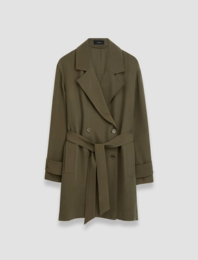 Silk Crepe Charah Jacket hunters Quick Layering