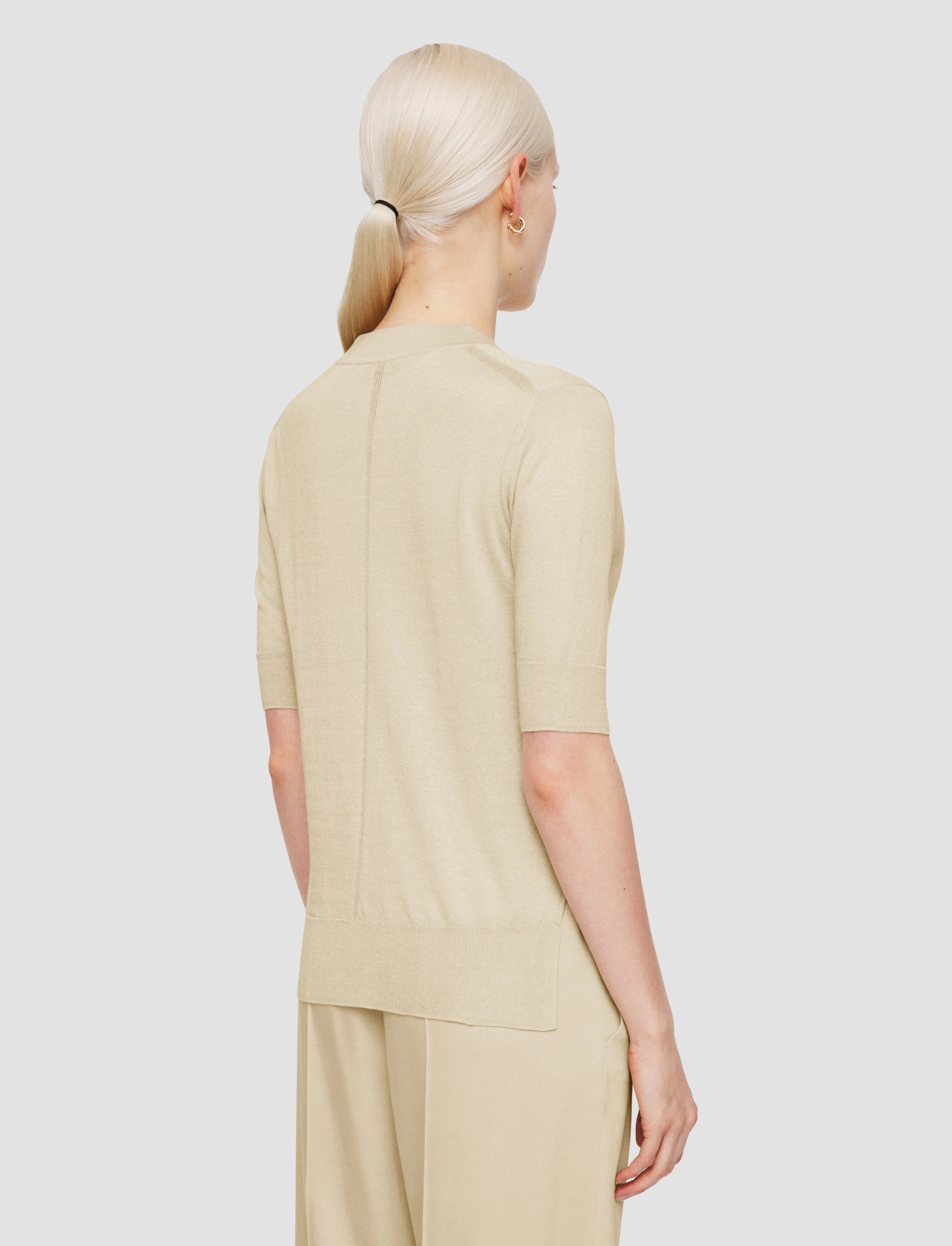 Odor Resistant Blend Superfine Cotton Silk Cardigan