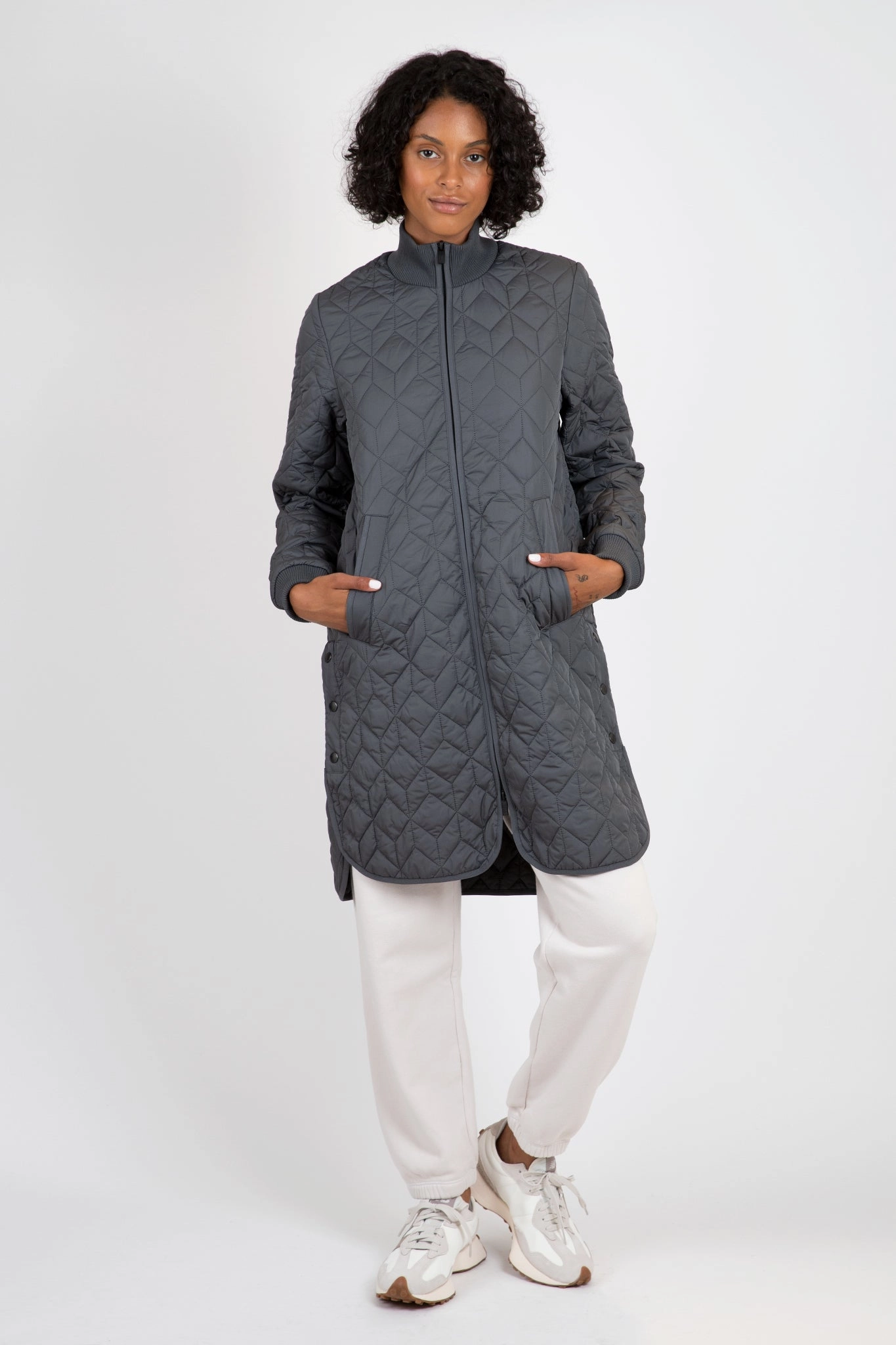Weatherproof Coating dry weather Padded Quilt Coat