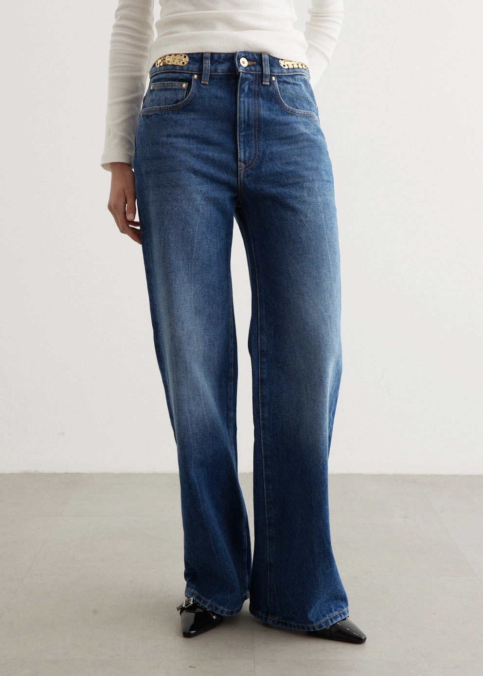 Pantalon Dark Denim Jeans Perfect Basic