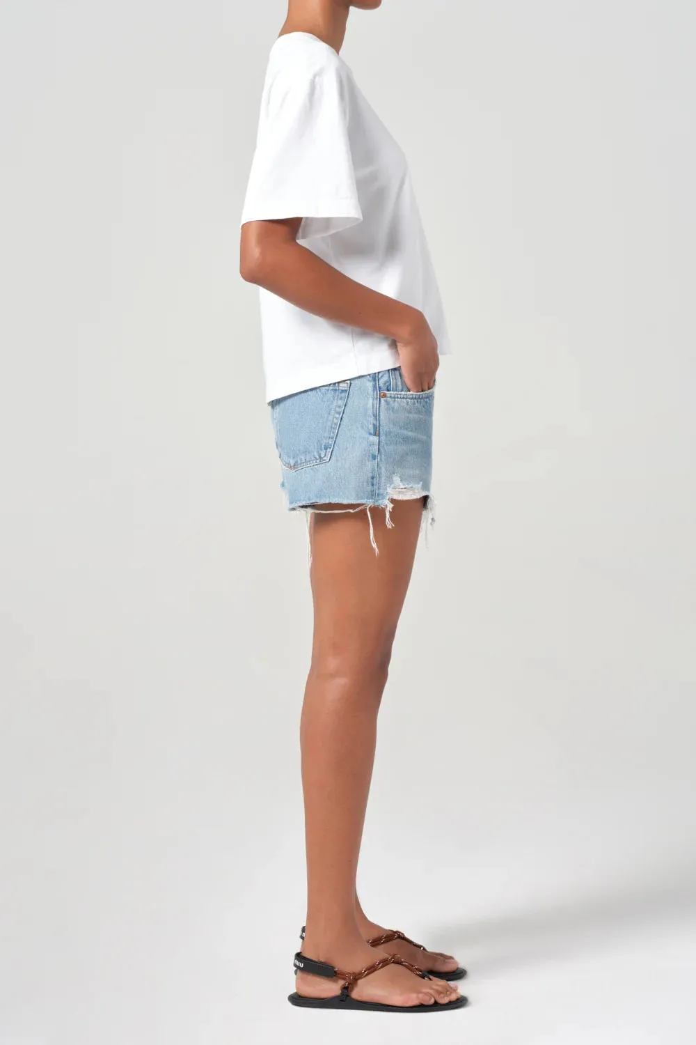 QuickReleaseBuckle Minimal Design Parker Vintage Cut Off Short