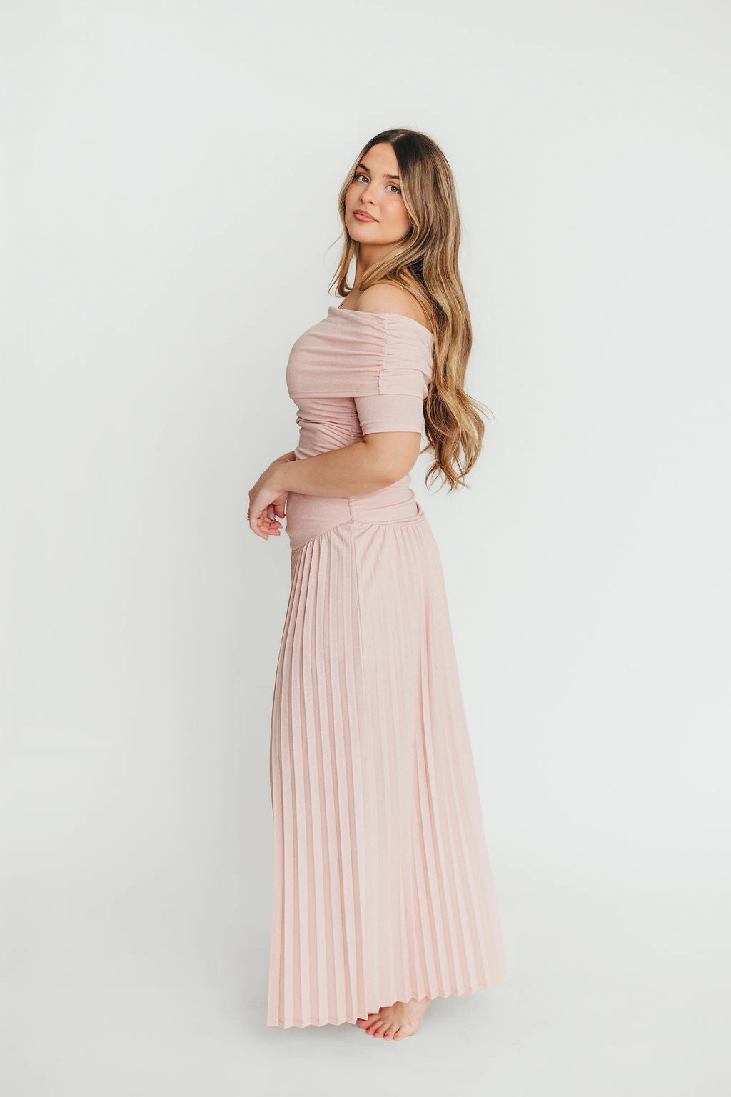 Comfy Comfort Chill Piece The Lennox Maxi Dress in Dusty Pink