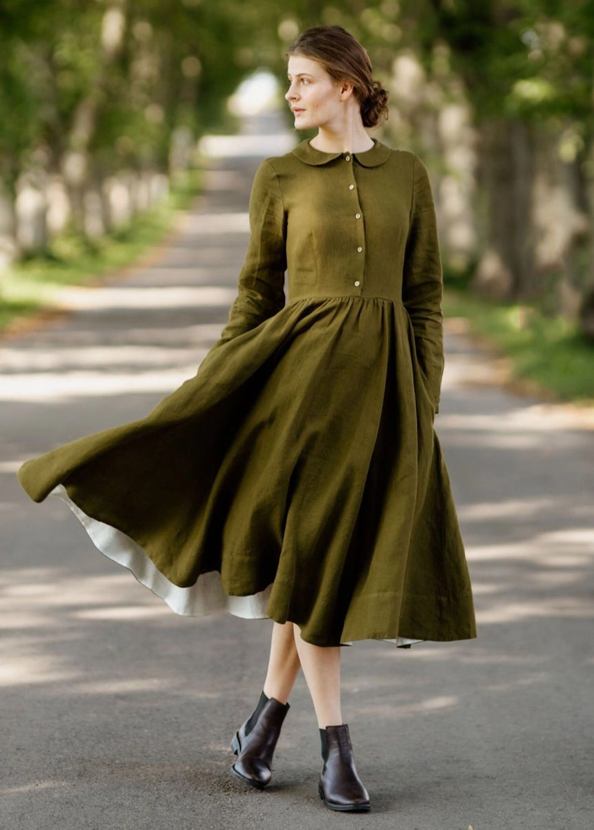 Quiet Sweet Classic Dress, Long Sleeve