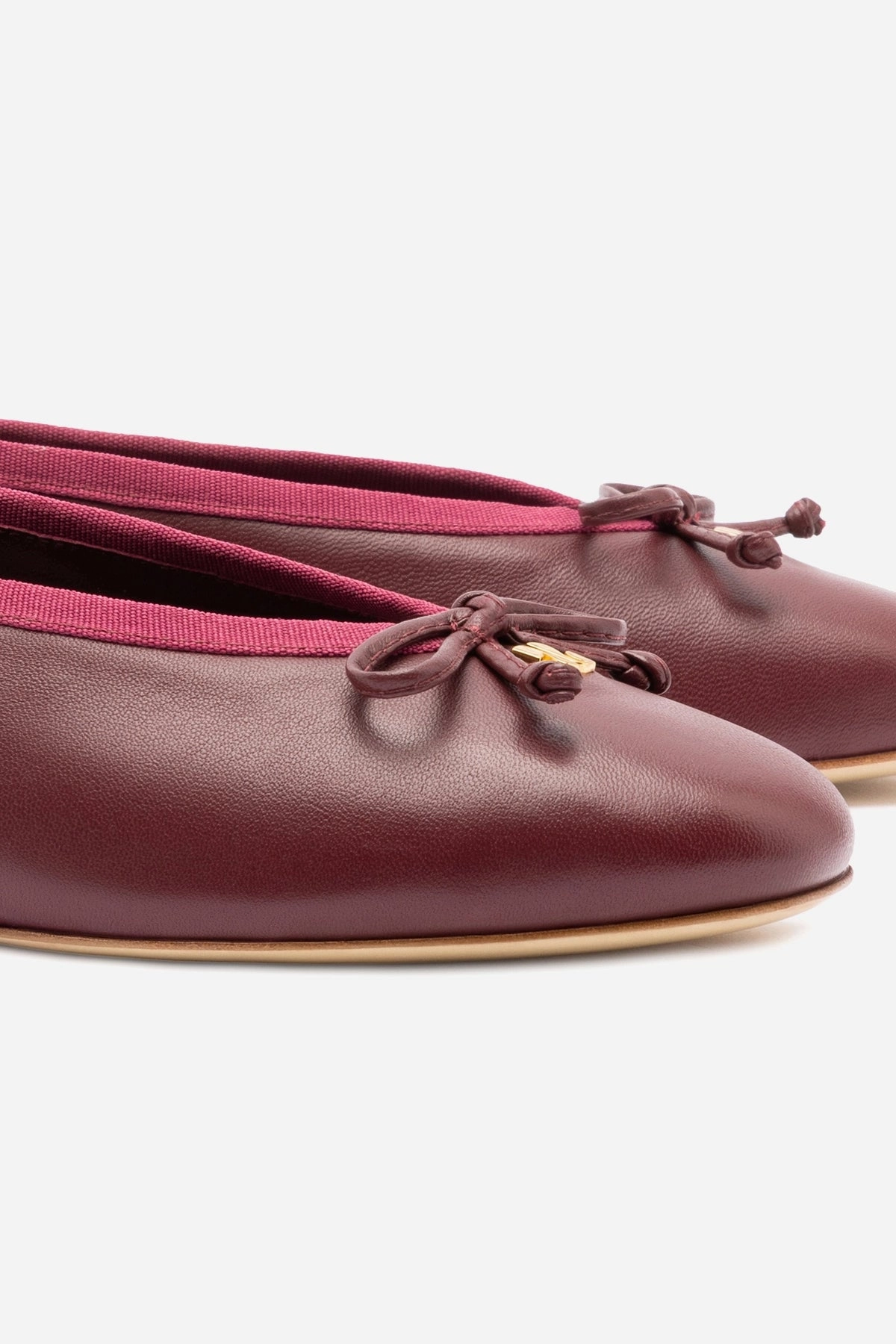 Pavlova Ballet Flat In Burgundy Leather Trendy Workday Approved Shoes