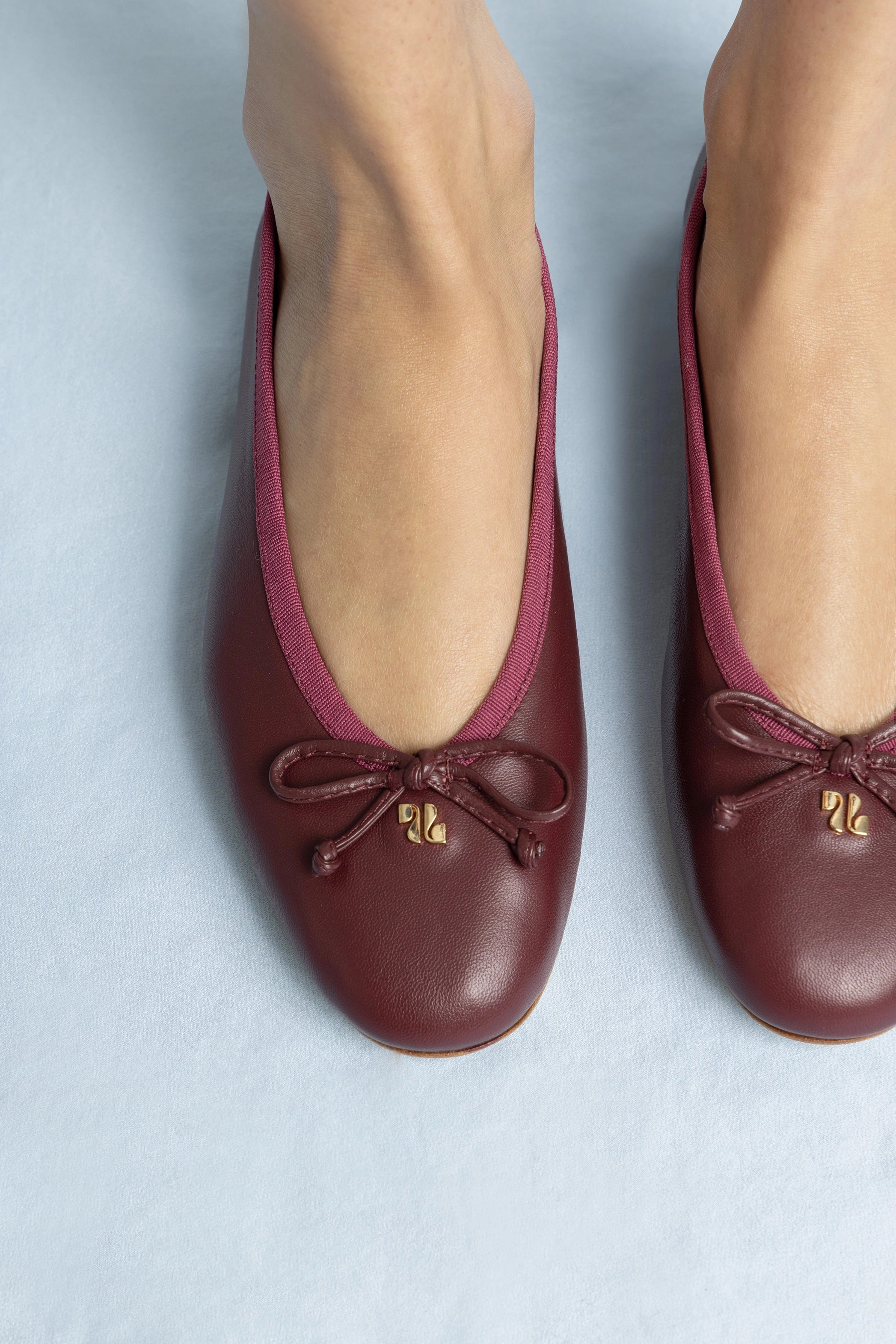 Pavlova Ballet Flat In Burgundy Leather Daily Slip-ons