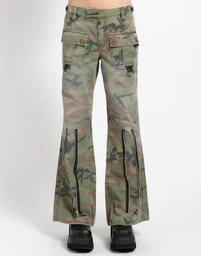 Light Reflective Details PEACE CARGO PANT CAMO