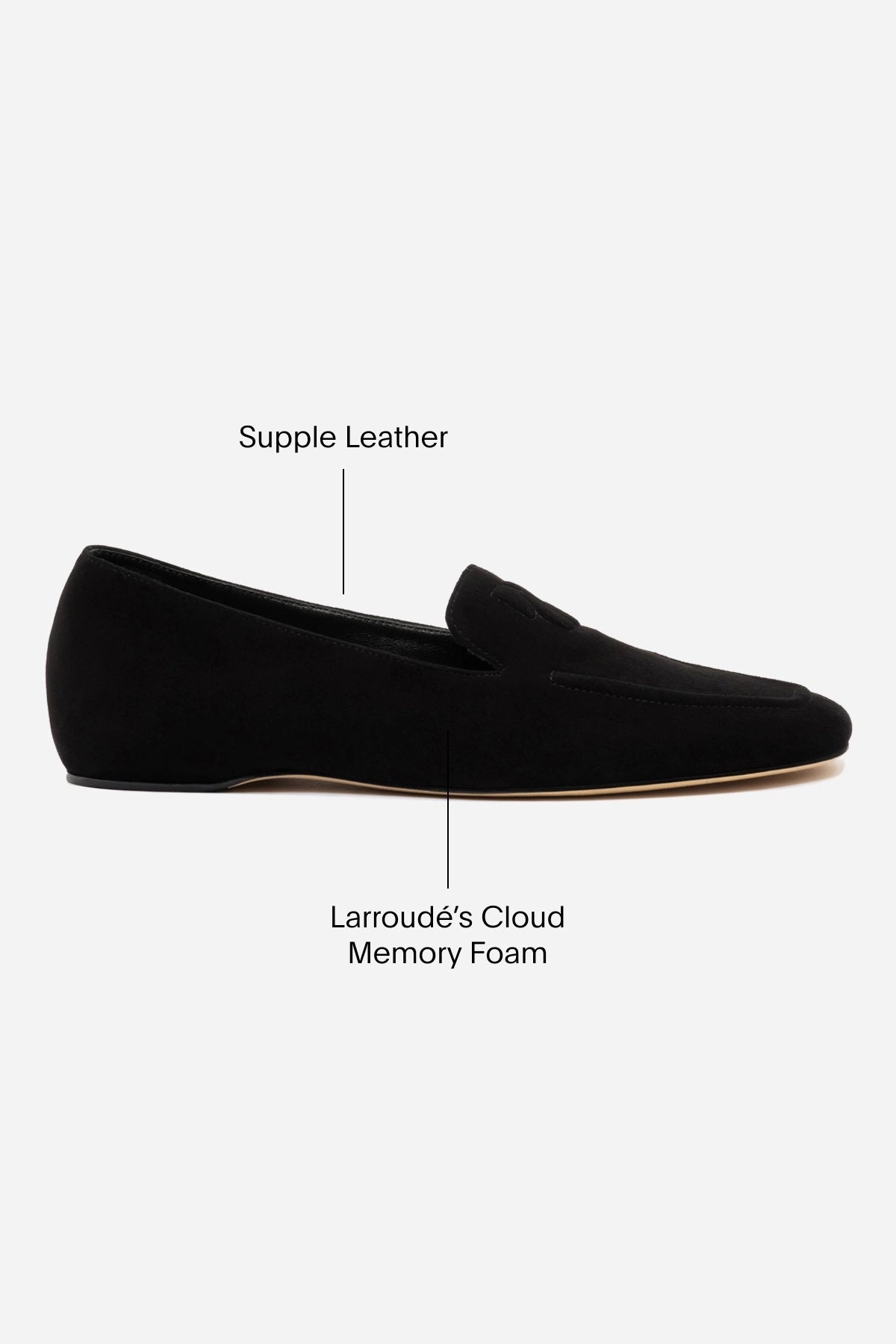 Penny Loafer In Black Suede Fair Day