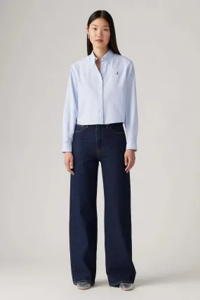 Stay Dry Comfortable Fashion Ribcage Wide Leg Jean