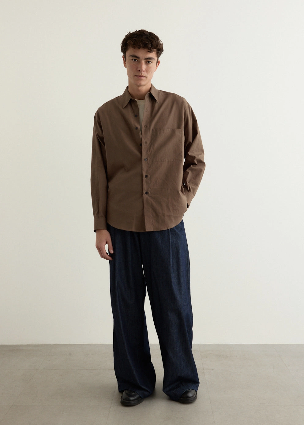 Unisex Look Relaxed Style Pilan Den Pants