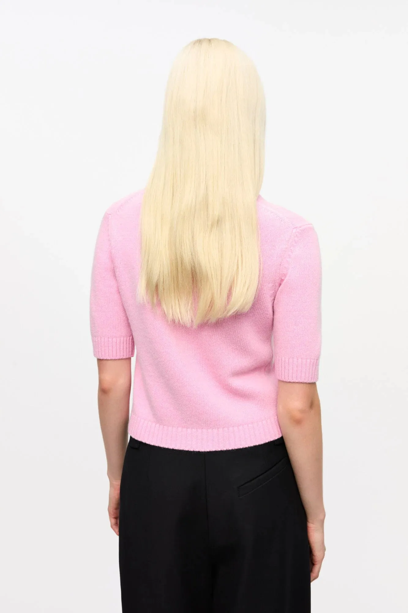 Pink Future Wool Mix Cardigan Timeless Layering