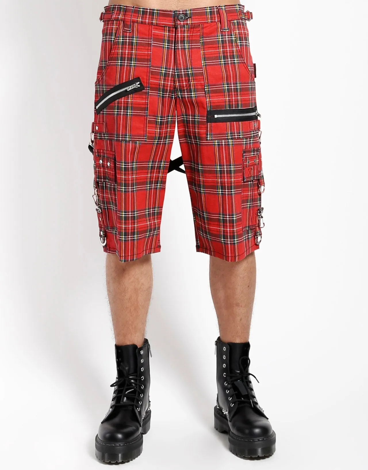 Movement Flex PLAID PUNK SHORT RED PLAID