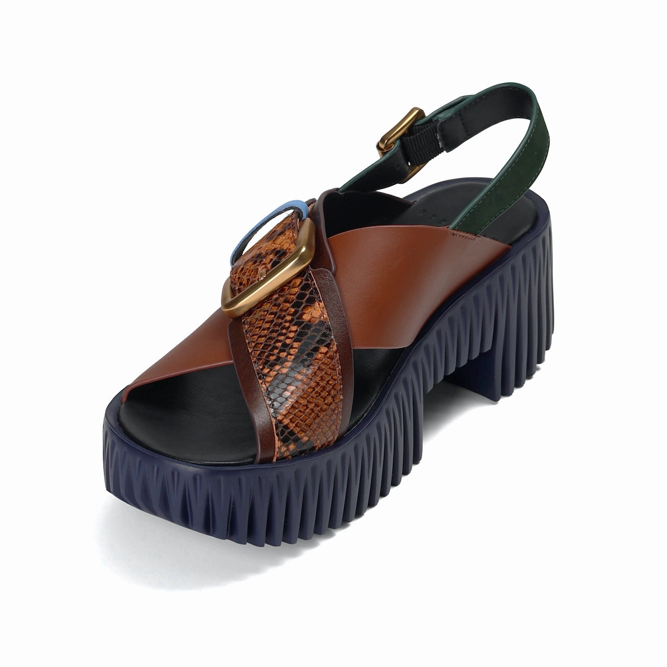 PLIA JUNO COFFEE Quick Dry Webbing Casual Footwear