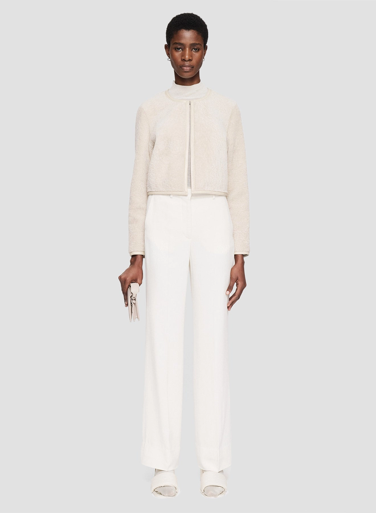 Maurice Embossed Shearling Jacket Quality Assurance Street Wear