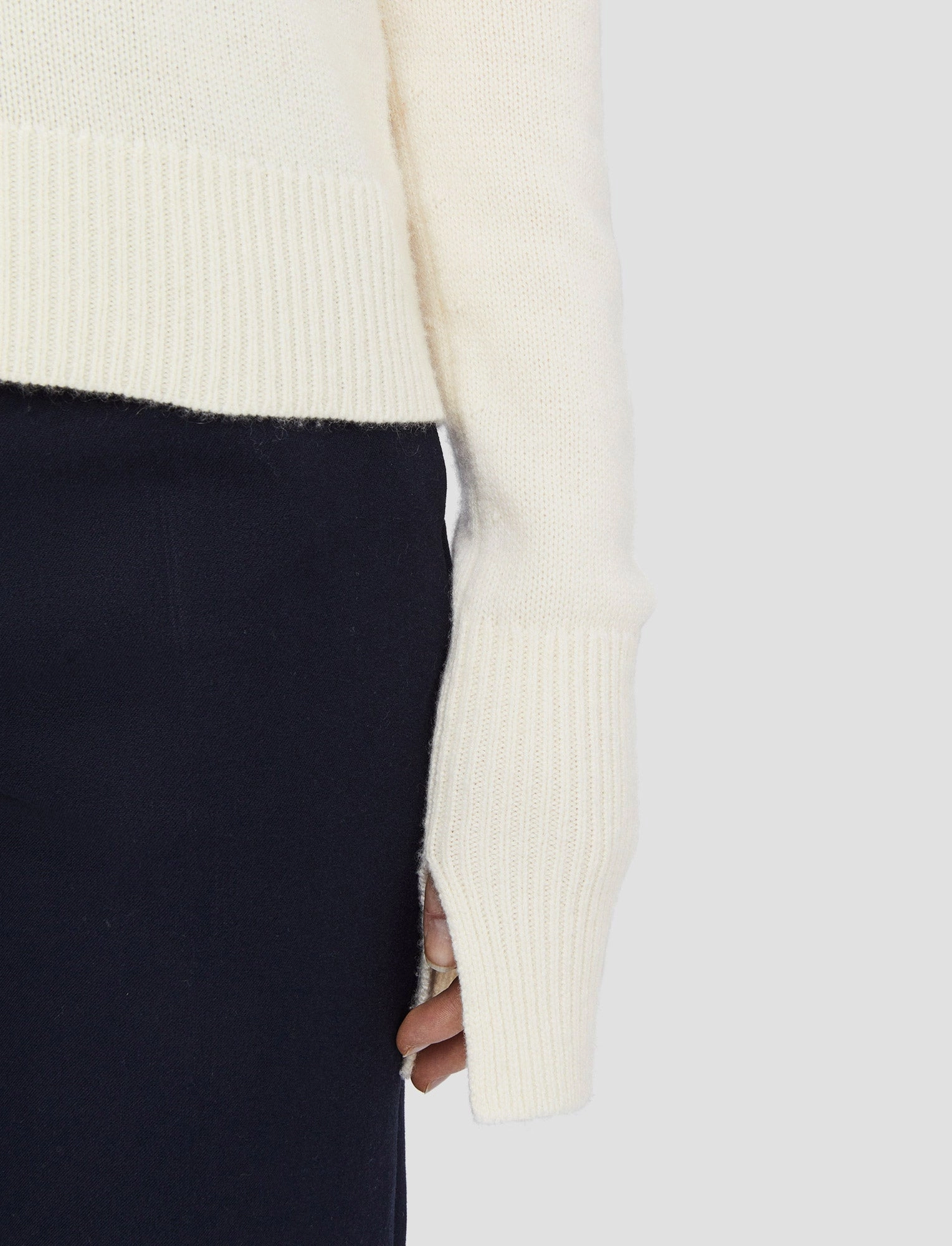 Brushed Inner Lining Timeless Pick Pure Cashmere V Neck Jumper