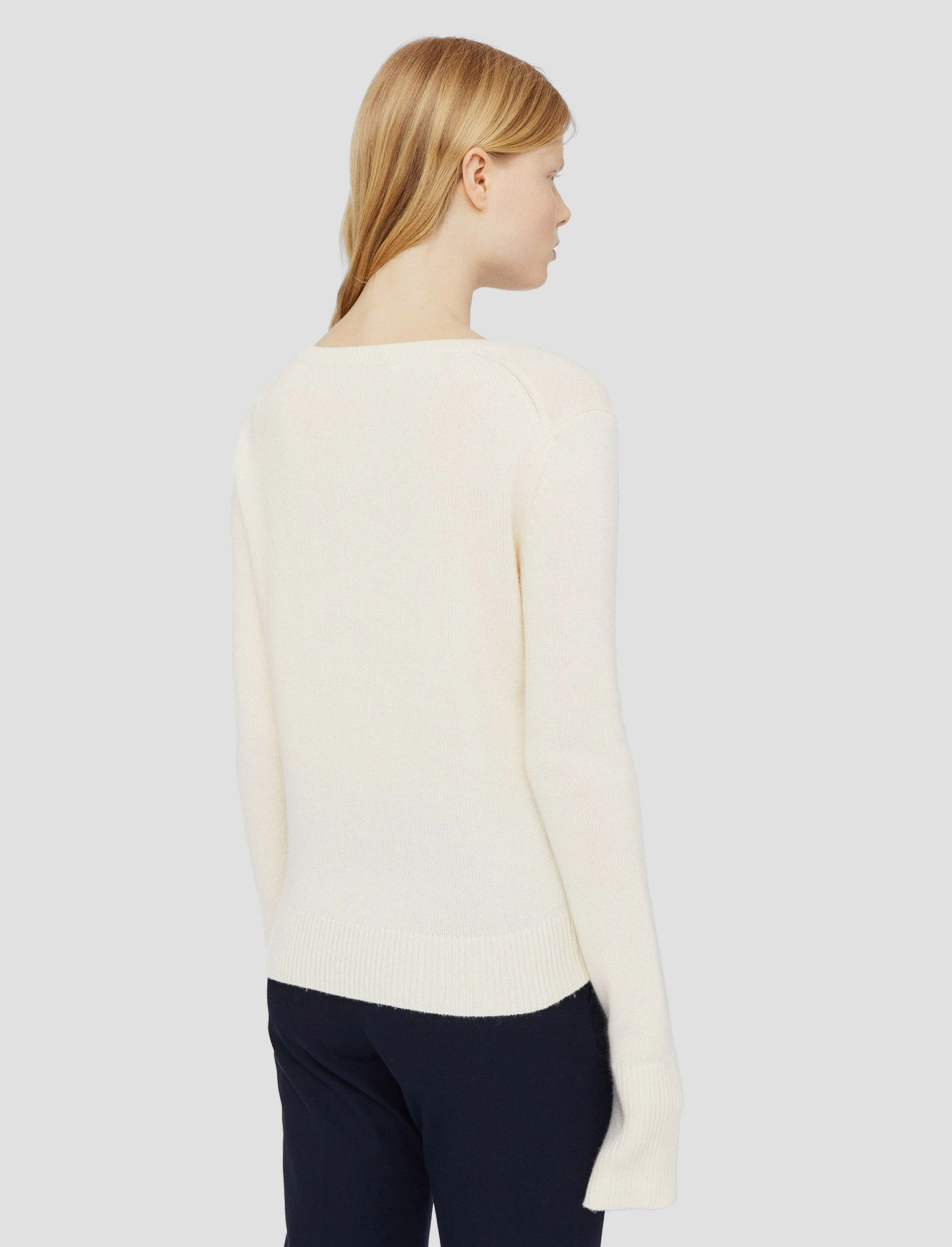 quick dry Sustainable Manufacturing Pure Cashmere V Neck Jumper