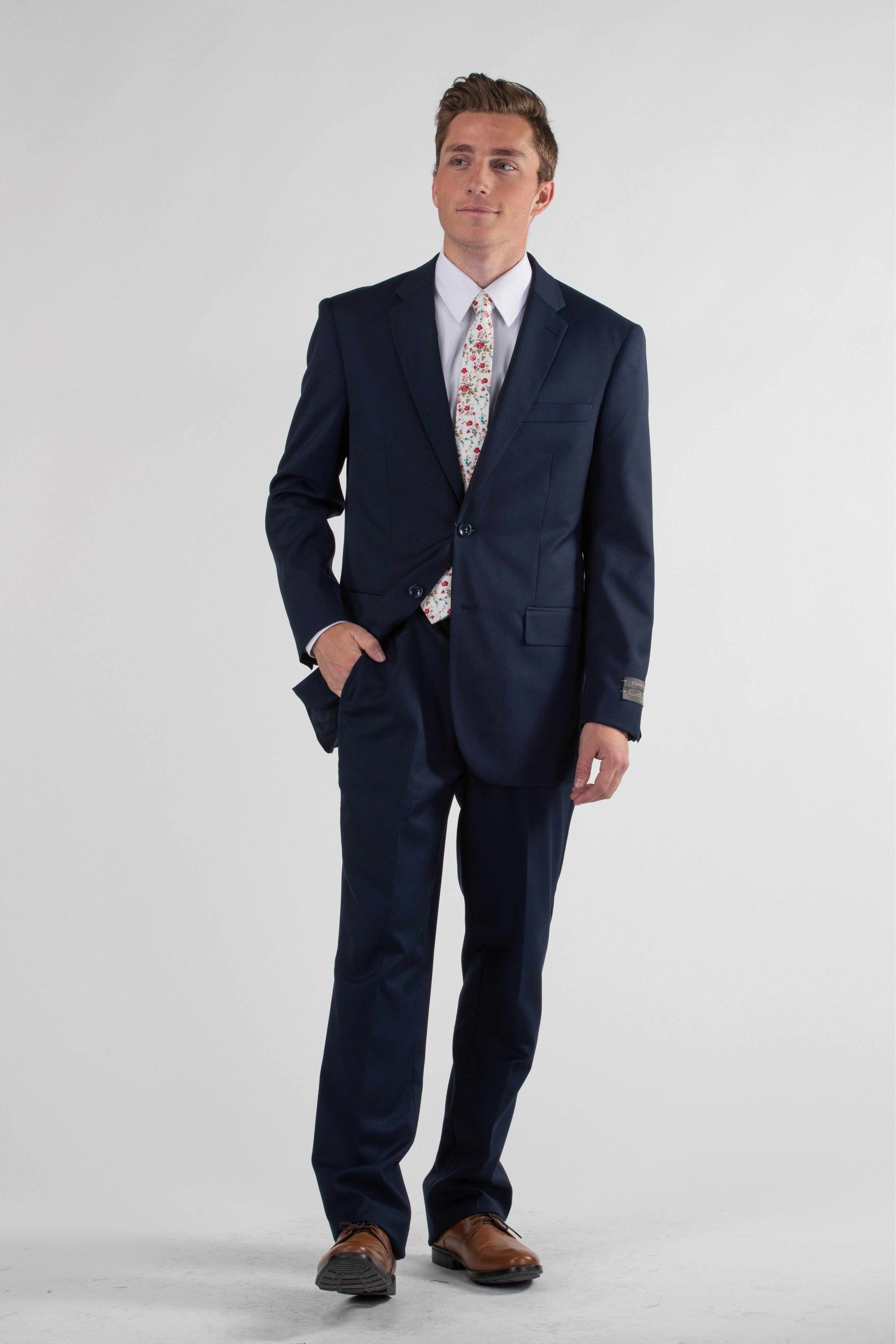 Signature Suit Classic Navy Modern Tailoring