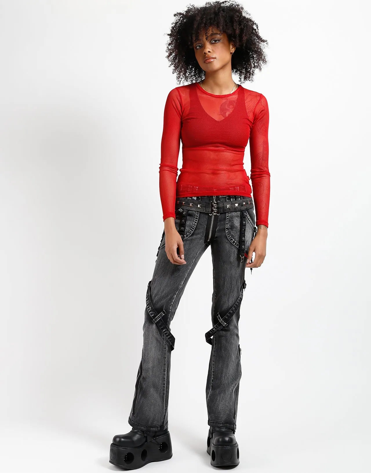 POWER BELT PANT BLACK MECHNICAL WASH All terrain Urban Wear