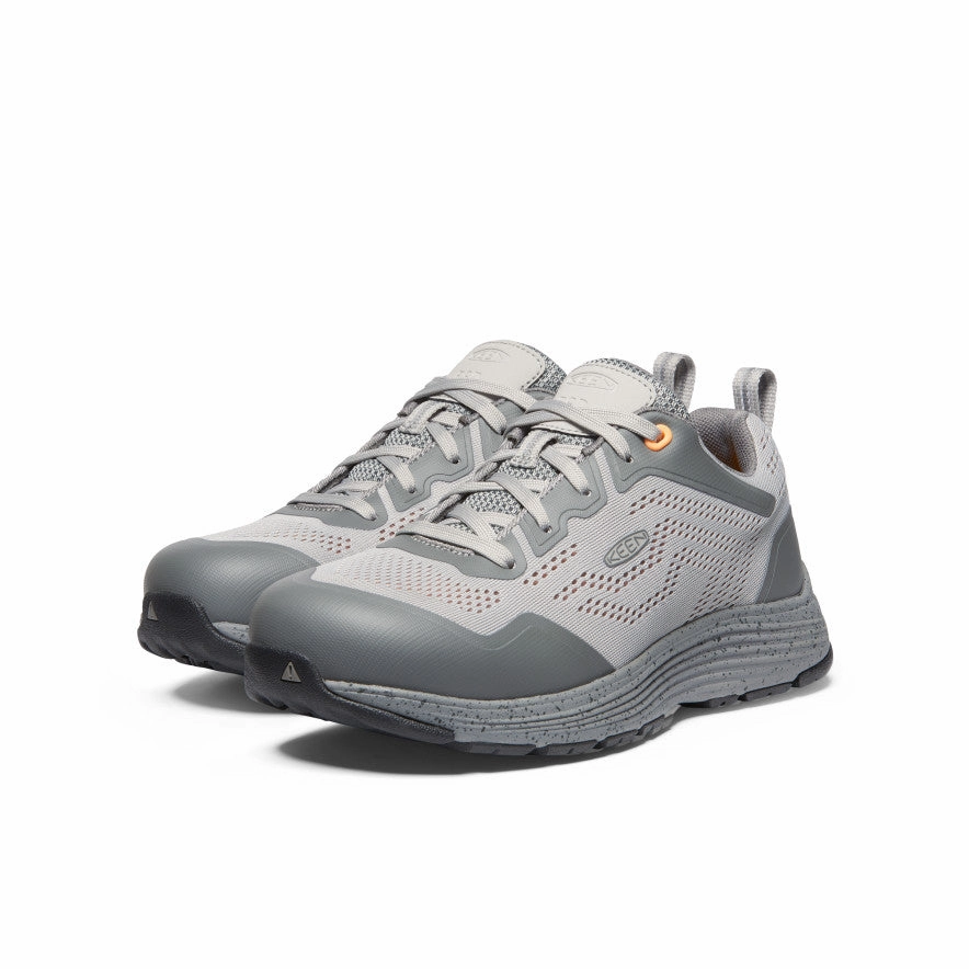 Women's Sparta 2 ESD (Aluminum Toe)  |  Drizzle/Papaya Classic Line Protective Finish Comfort Seeker