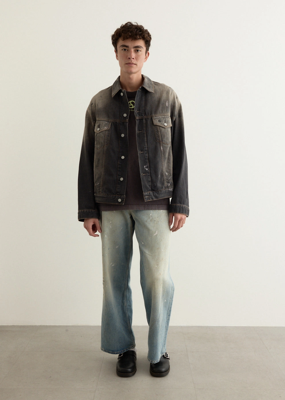 Obert U Denim Jacket Traveler Gear Morning Stroll Neutral Daily Wear Adult Fashion