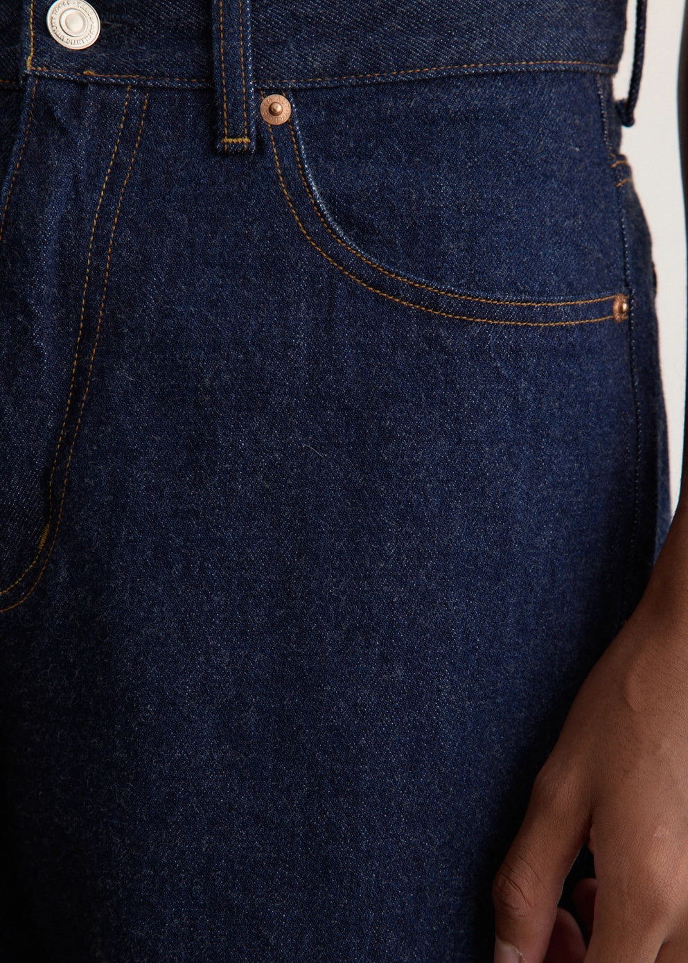 Multi Pocket Design 13oz Double Wash Straight Fit Jeans