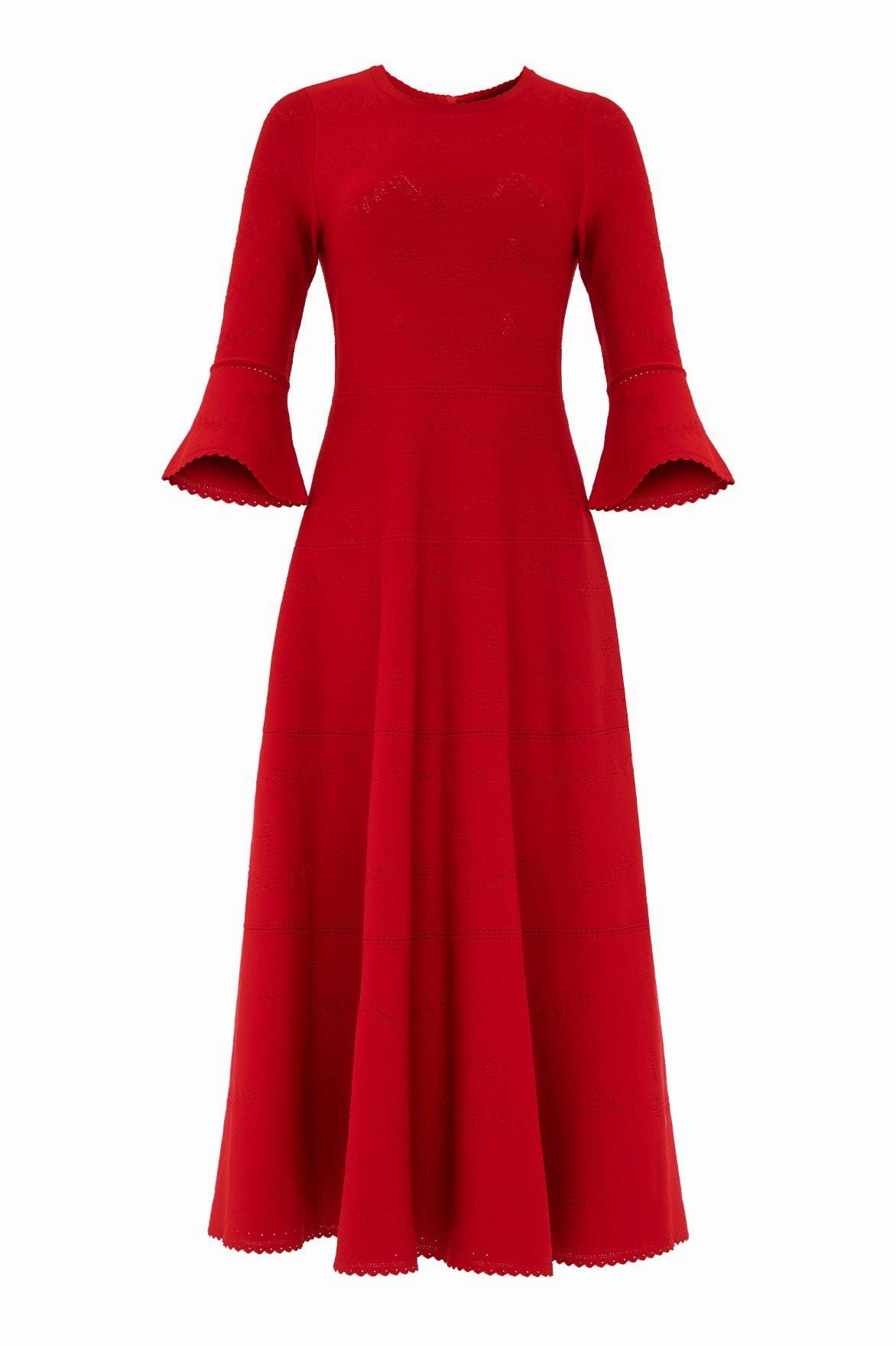 AntiStatic Finish Pretty Pointelle Knit Ankle Gown