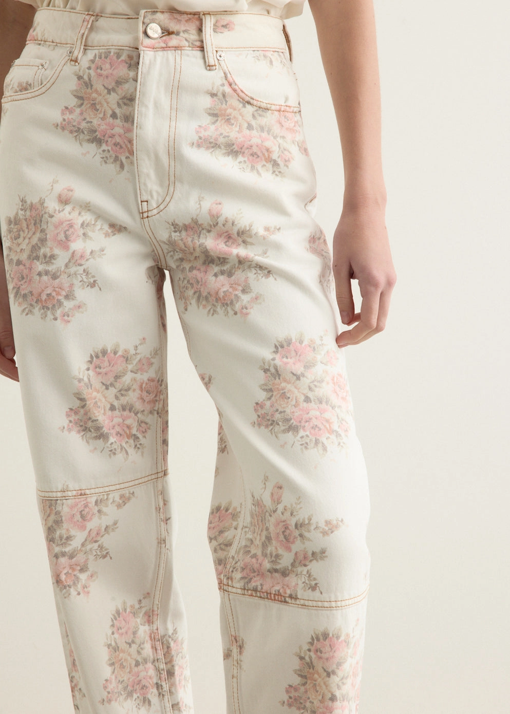 Autumn Days Unisex Wear Teen Outfit Street Fashion Breathable Print Denim Stary Jeans