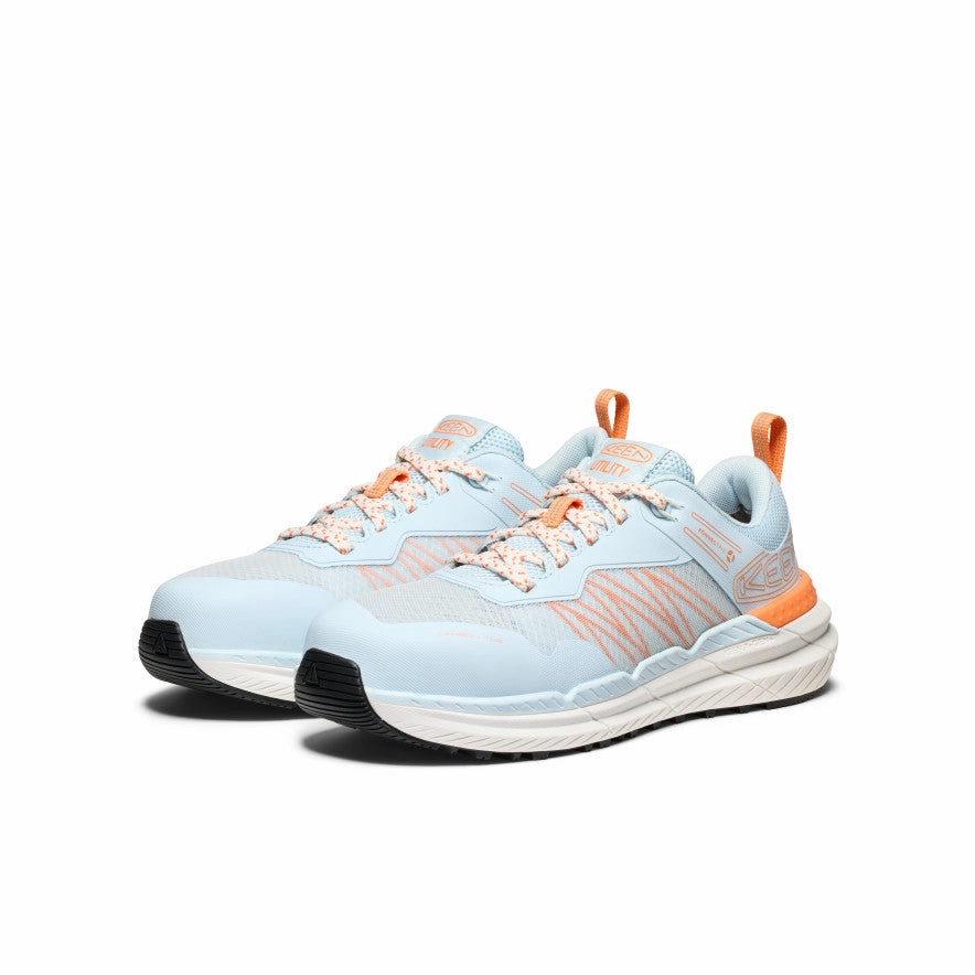 Women's Speedworks Work Sneaker (Carbon Toe)  |  Skyway/Black Roll Up