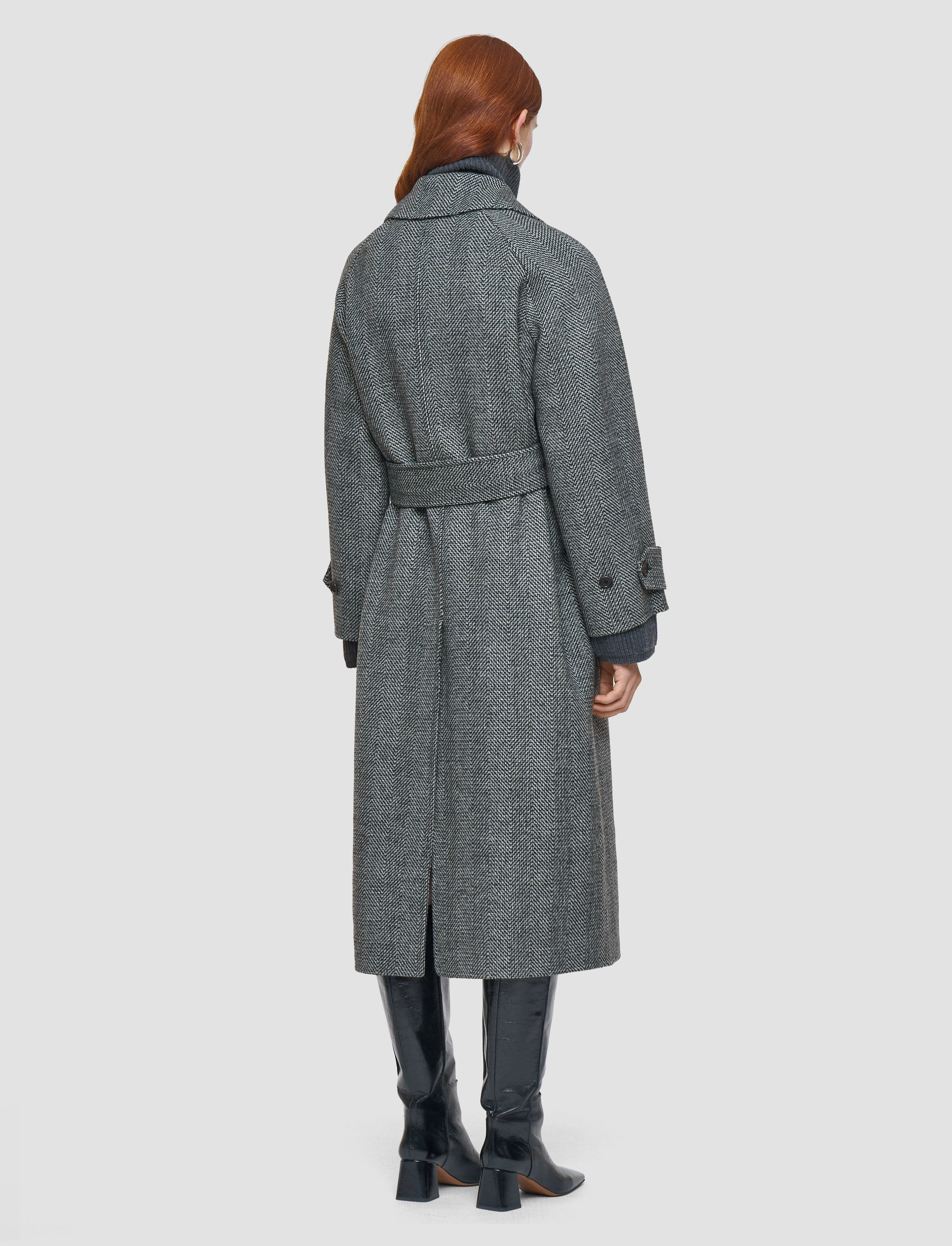 Navarre Linear Double Face Wool Coat BondedSeams Thermal Core Technology