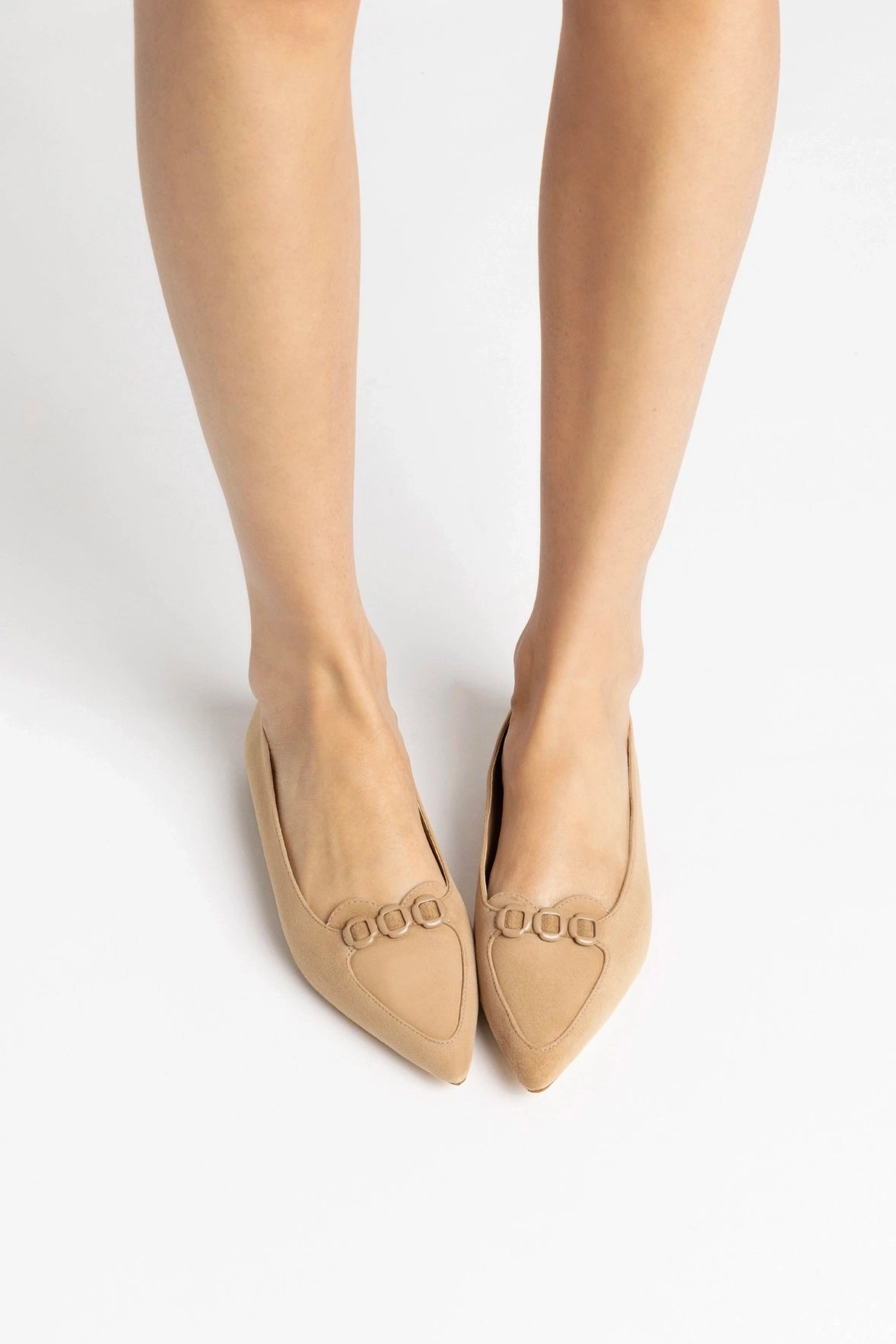 Audrey Flat In Hazelnut Suede soft cushions City Roof