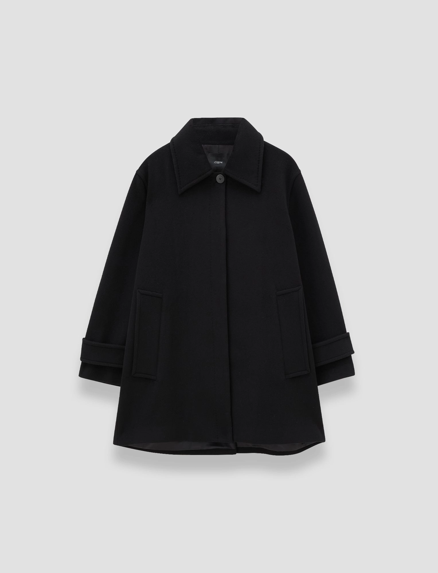 FleeceLined Abrasion Resistant Panels Loti Soft Wool Cashmere Coat