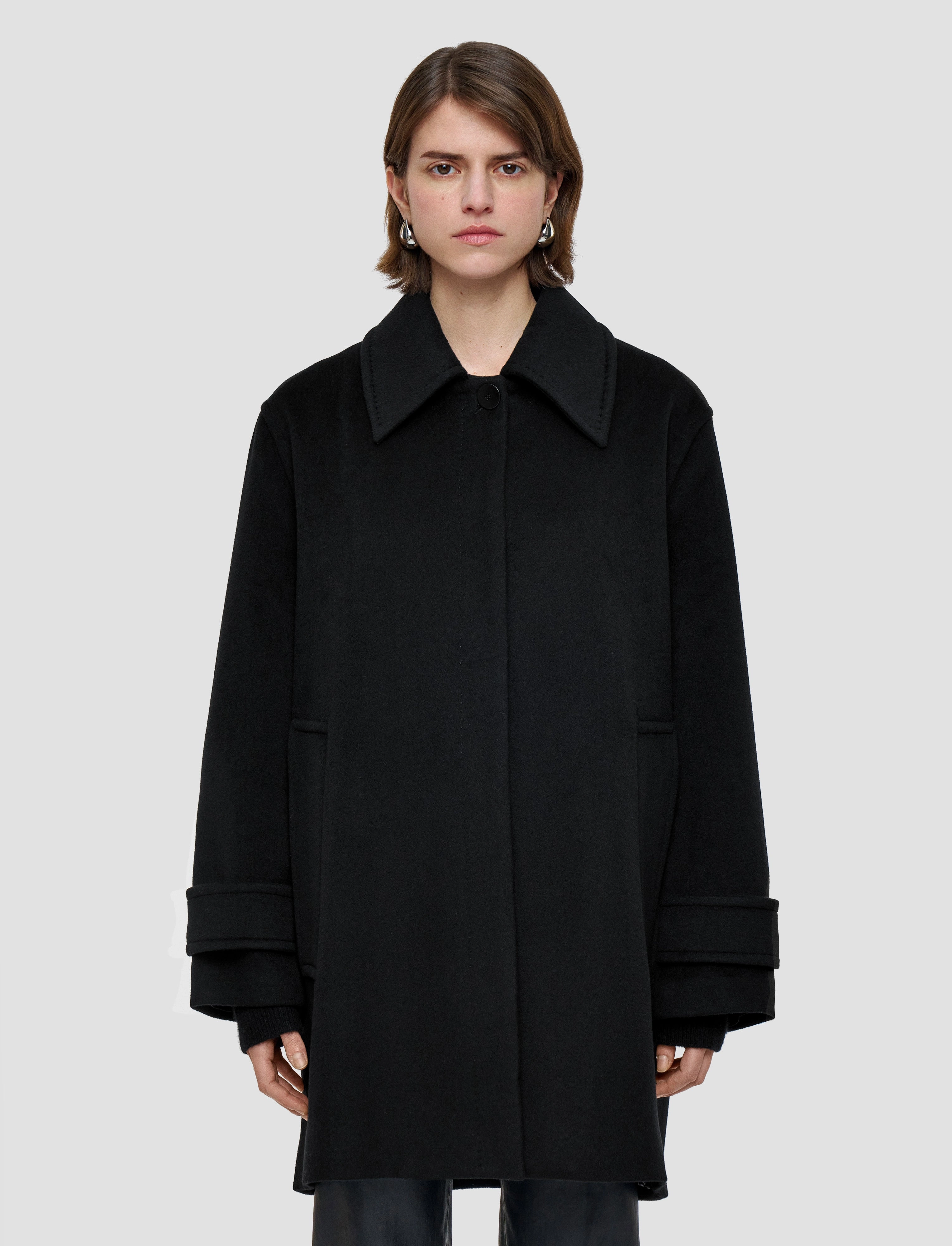 Loti Soft Wool Cashmere Coat Softshell Fabric